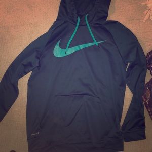 Nike hoodie // turquoise